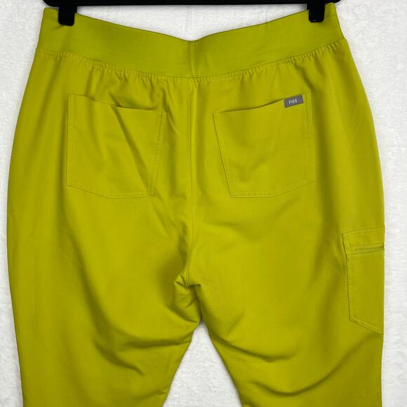 Figs Scrub Set Limeade XXL High Waist Zamora Joggers Catarina One Pocket Top - Picture 13 of 16